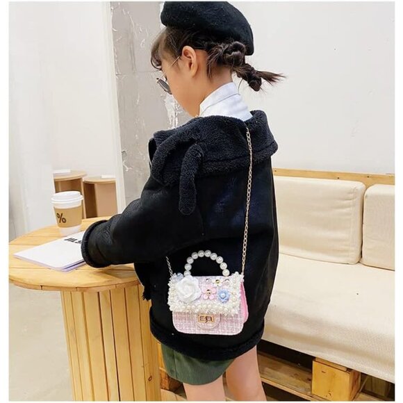 Charming Toddler Purse with Rabbit Design for Little Girls - Perfect Accessory - Picture 4 of 6